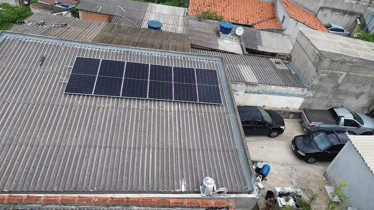 Instalação fotovoltaica em Franco da Rocha - SP