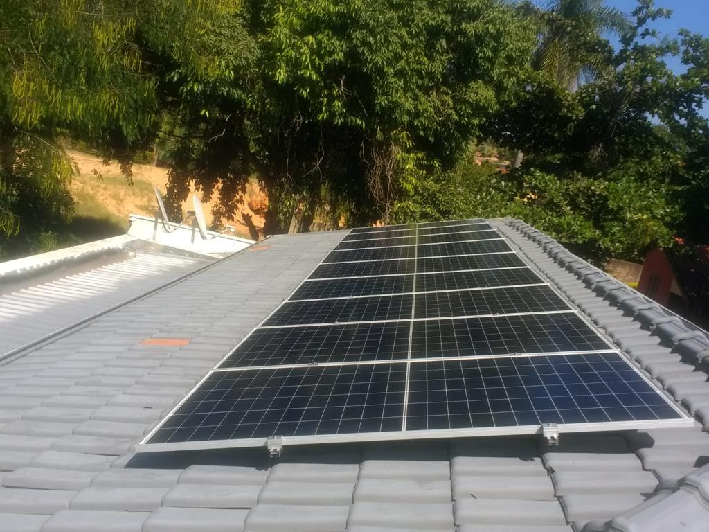 Instalação fotovoltaica Represa Itaí - SP