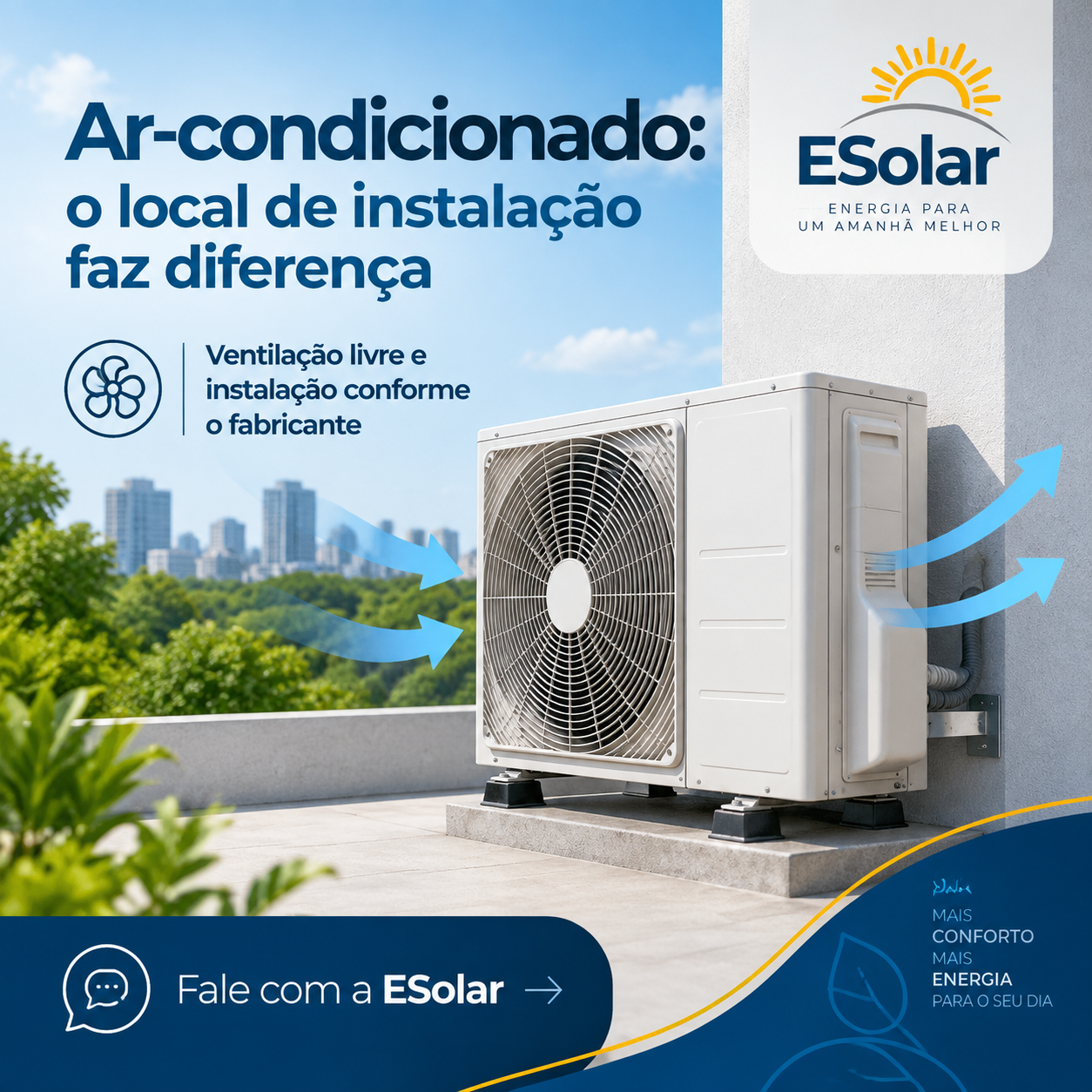 Ilustração da notícia: Ar-condicionado: o local de instalação faz diferença