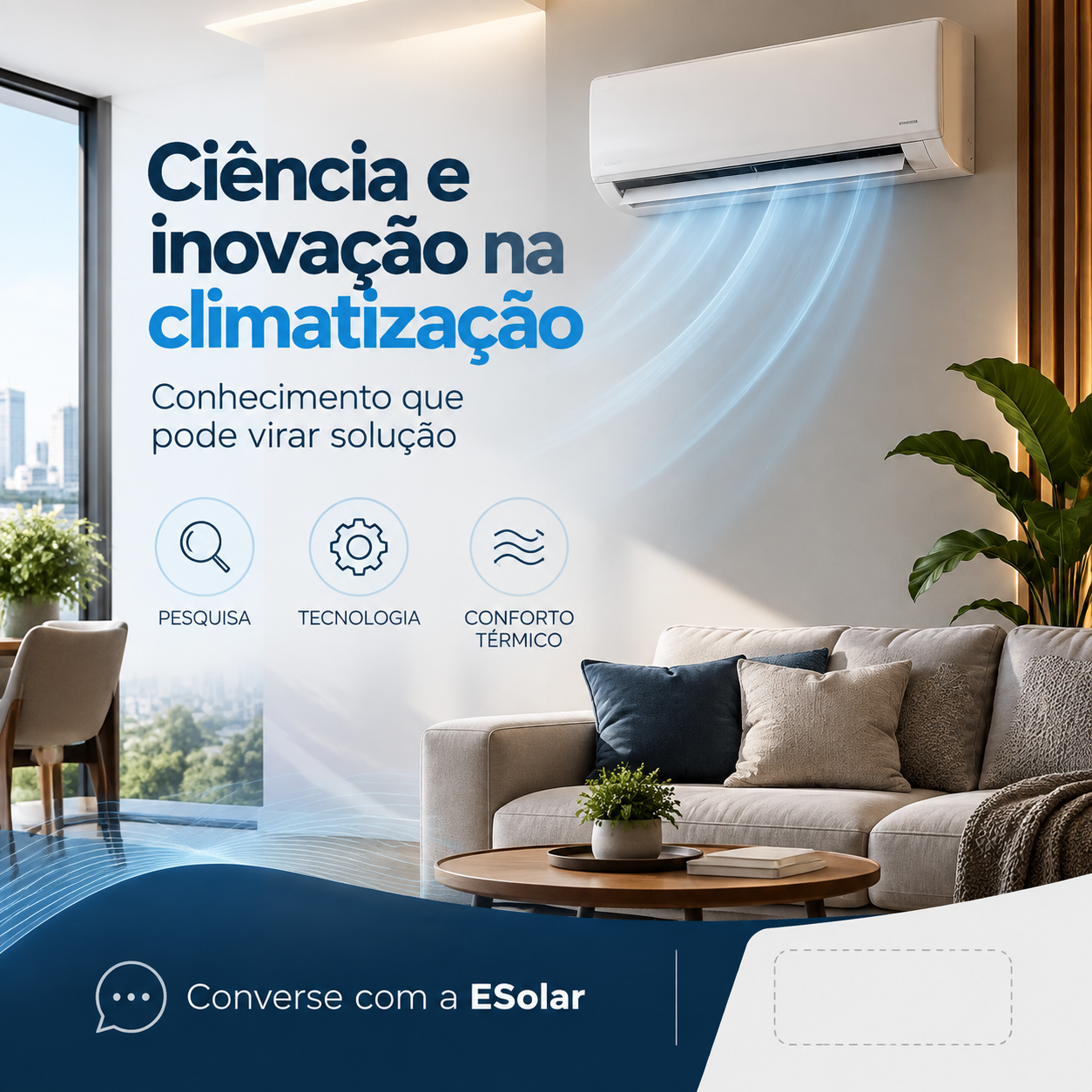 Ilustração da notícia: Ciência e inovação: novos caminhos para a climatização