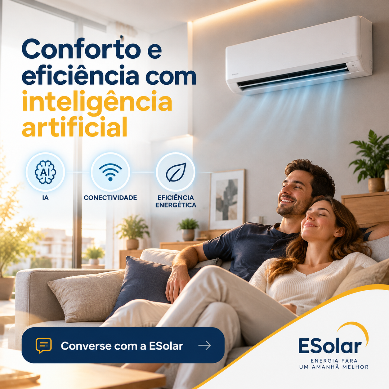 Ilustração da notícia: Ar-condicionado: conforto e eficiência com inteligência artificial