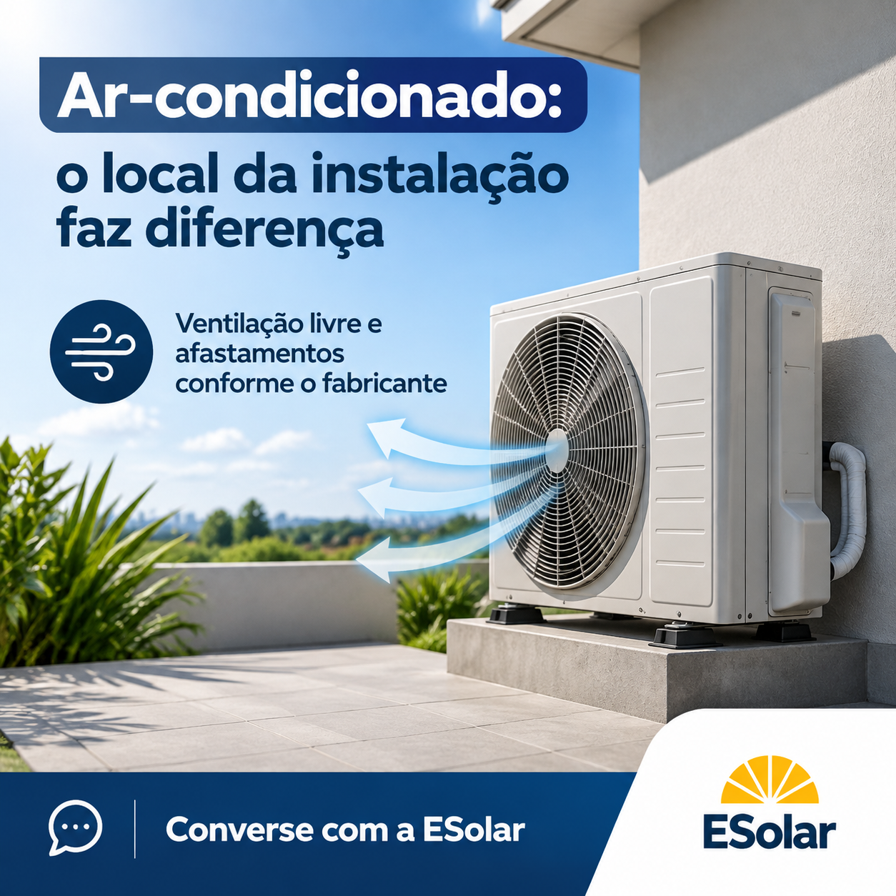 Ilustração da notícia: Ar-condicionado: o local da instalação faz diferença